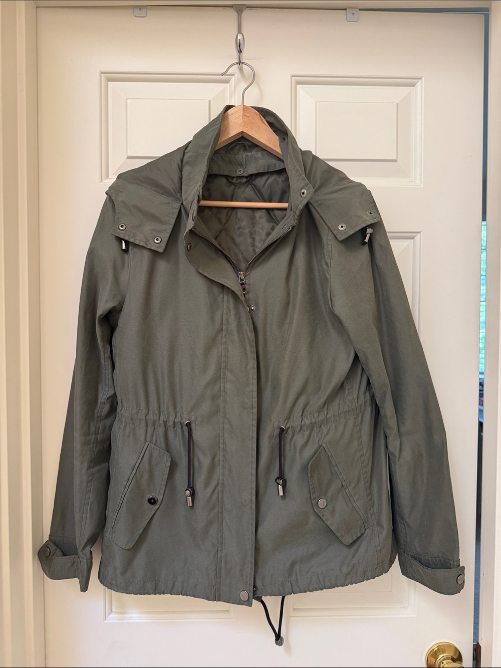 Marks & Spencer Olive Green Hooded Utility Jacket